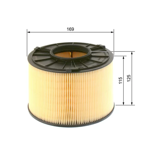 Vzduchový filter F 026 400 393 /BOSCH/ - obr. 4