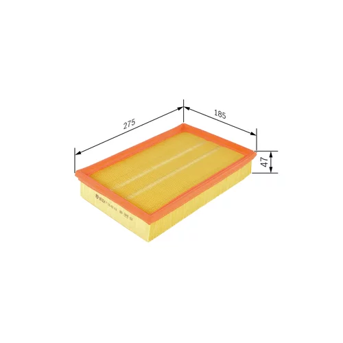 Vzduchový filter F 026 400 424 /BOSCH/ - obr. 4