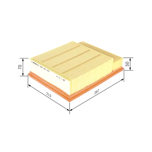 Vzduchový filter F 026 400 437 /BOSCH/ - obr. 4