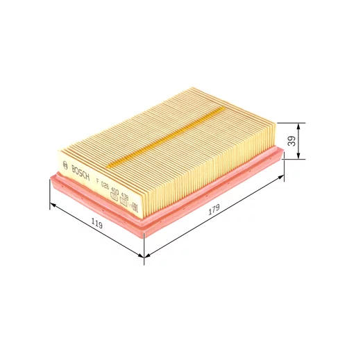 Vzduchový filter F 026 400 438 /BOSCH/ - obr. 4