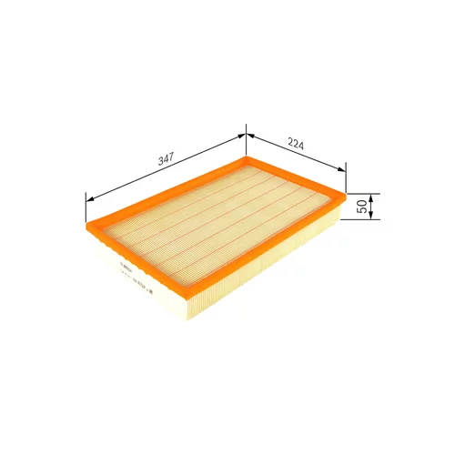 Vzduchový filter F 026 400 477 /BOSCH/ - obr. 4
