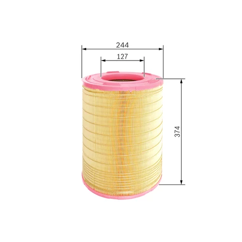 Vzduchový filter F 026 400 536 /BOSCH/ - obr. 4