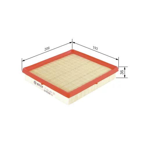 Vzduchový filter F 026 400 581 /BOSCH/ - obr. 4