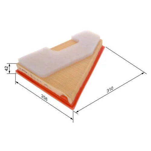 Vzduchový filter F 026 400 657 /BOSCH/ - obr. 4