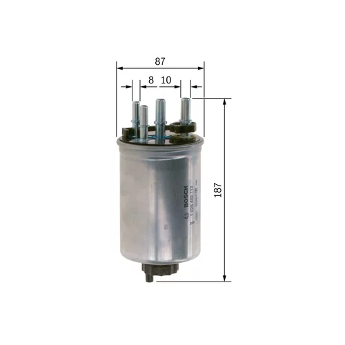 Palivový filter F 026 402 113 /BOSCH/ - obr. 4