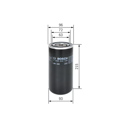 Palivový filter F 026 402 139 /BOSCH/ - obr. 4