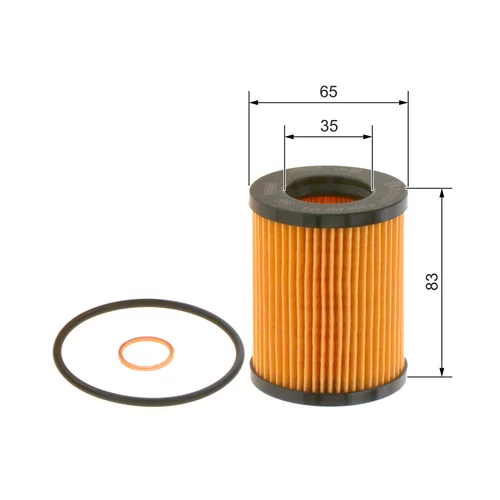 Olejový filter F 026 407 173 /BOSCH/ - obr. 4