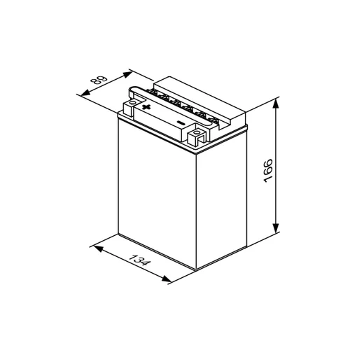Štartovacia batéria 0 092 M4F 350 /BOSCH/ - obr. 4