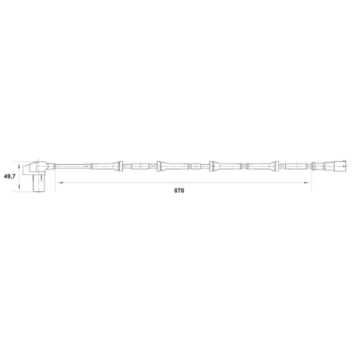 Snímač počtu otáčok kolesa 0 265 006 711 /BOSCH/ - obr. 4