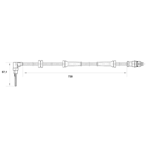 Snímač počtu otáčok kolesa 0 265 007 070 /BOSCH/ - obr. 4