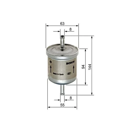 Palivový filter 0 450 905 280 /BOSCH/ - obr. 4