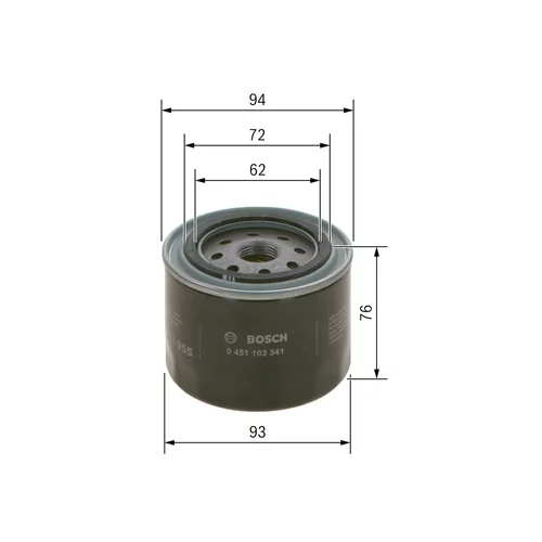 Olejový filter 0 451 103 341 /BOSCH/ - obr. 4