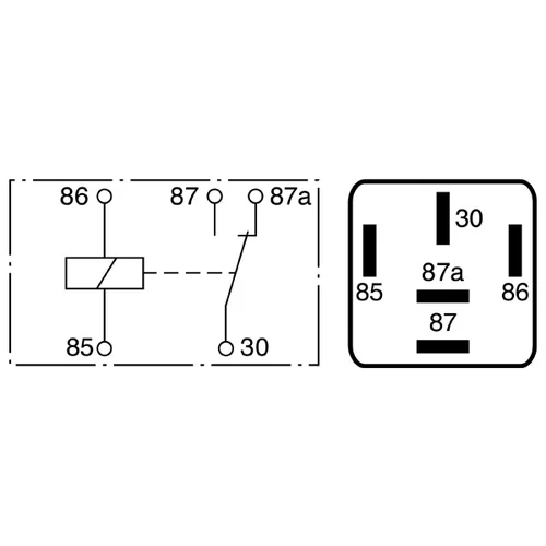Relé pracovného prúdu 0 986 332 022 /BOSCH/ - obr. 6