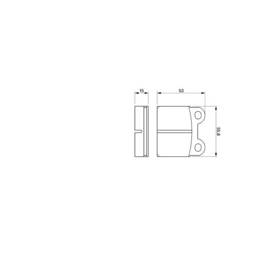 Sada brzdových platničiek kotúčovej brzdy 0 986 460 101 /BOSCH/ - obr. 4