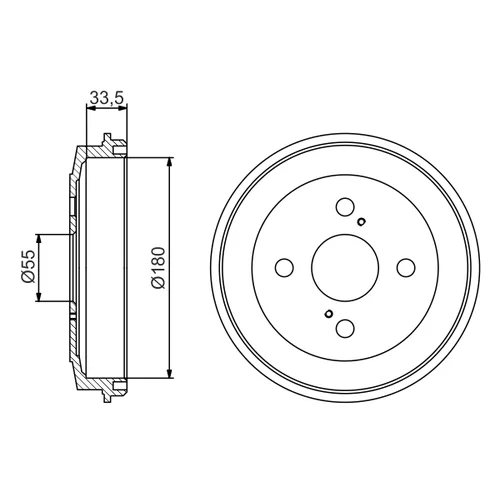 Brzdový bubon 0 986 477 315 /BOSCH/ - obr. 4