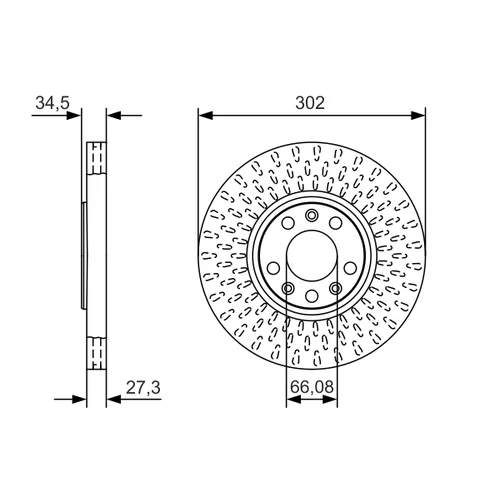 Brzdový kotúč 0 986 479 A88 /BOSCH/ - obr. 4