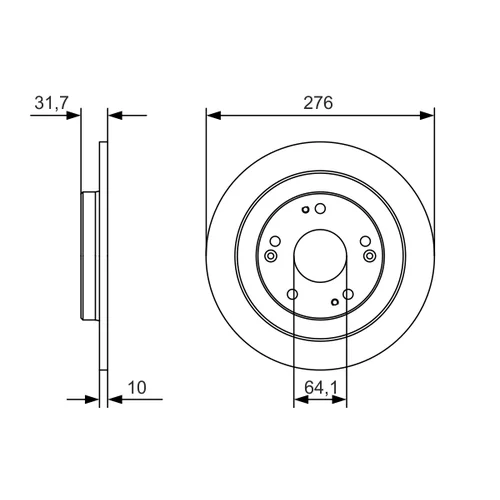 Brzdový kotúč 0 986 479 A92 /BOSCH/ - obr. 4