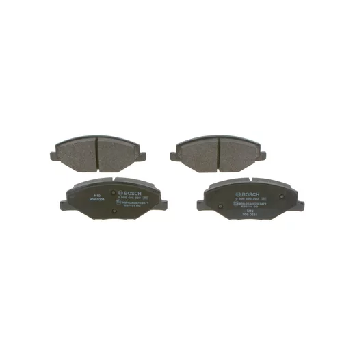 Sada brzdových platničiek kotúčovej brzdy 0 986 495 390 /BOSCH/ - obr. 2