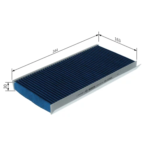 Filter vnútorného priestoru 0 986 628 616 /BOSCH/ - obr. 4