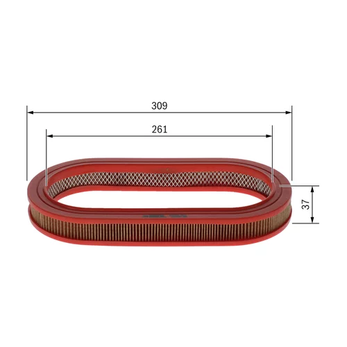 Vzduchový filter 1 457 433 648 /BOSCH/ - obr. 4