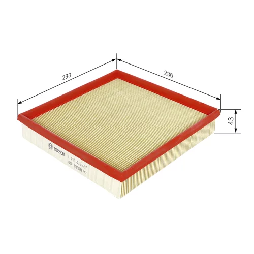Vzduchový filter 1 457 433 697 /BOSCH/ - obr. 4