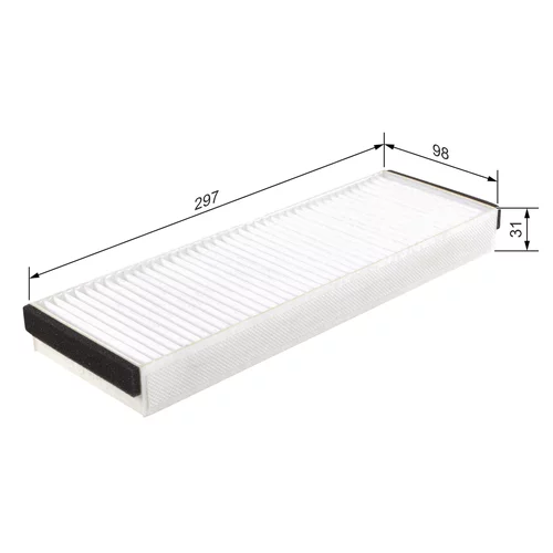 Filter vnútorného priestoru 1 987 432 122 /BOSCH/ - obr. 4