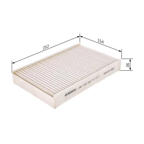 Filter vnútorného priestoru 1 987 432 230 /BOSCH/ - obr. 4
