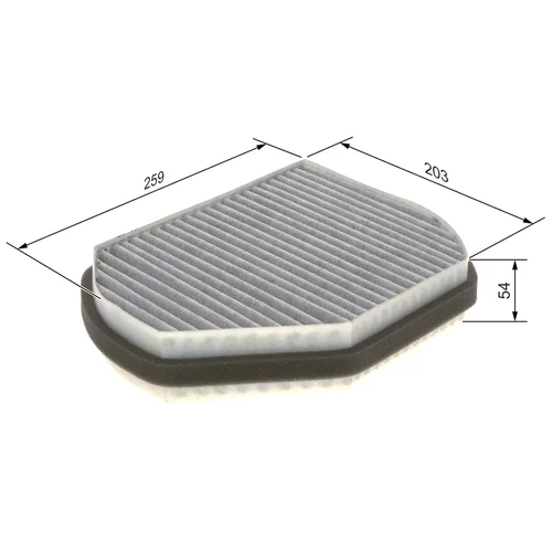 Filter vnútorného priestoru 1 987 432 301 /BOSCH/ - obr. 4