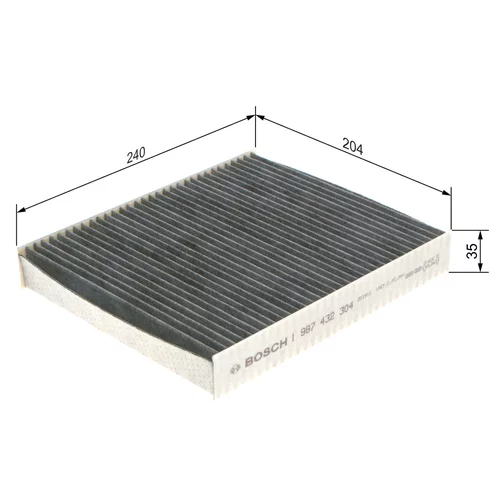 Filter vnútorného priestoru 1 987 432 304 /BOSCH/ - obr. 4