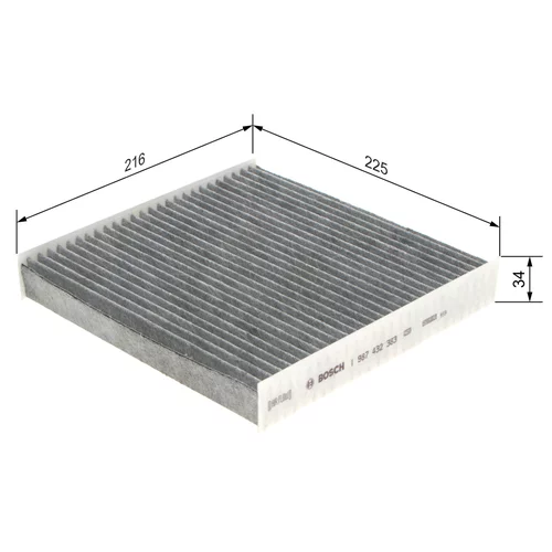 Filter vnútorného priestoru 1 987 432 383 /BOSCH/ - obr. 4