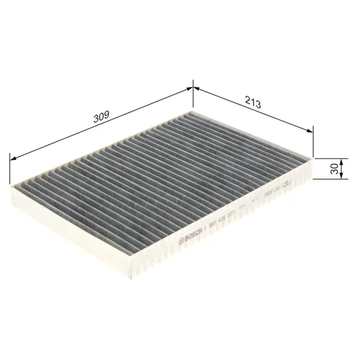 Filter vnútorného priestoru 1 987 435 577 /BOSCH/ - obr. 4