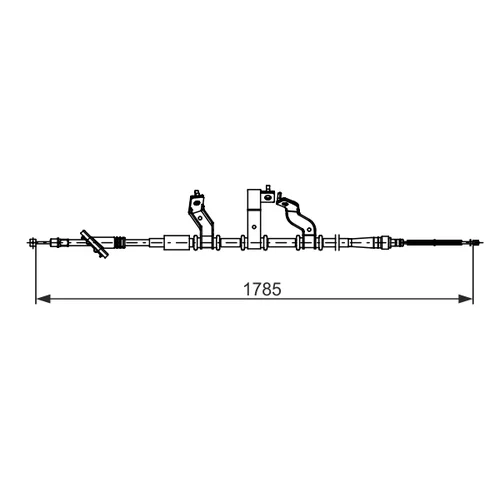 Ťažné lanko parkovacej brzdy 1 987 482 741 /BOSCH/ - obr. 4