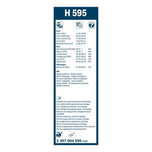 Stieracia lišta 3 397 004 595 /BOSCH/ - obr. 3