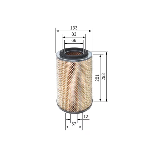 Vzduchový filter BOSCH F 026 400 186