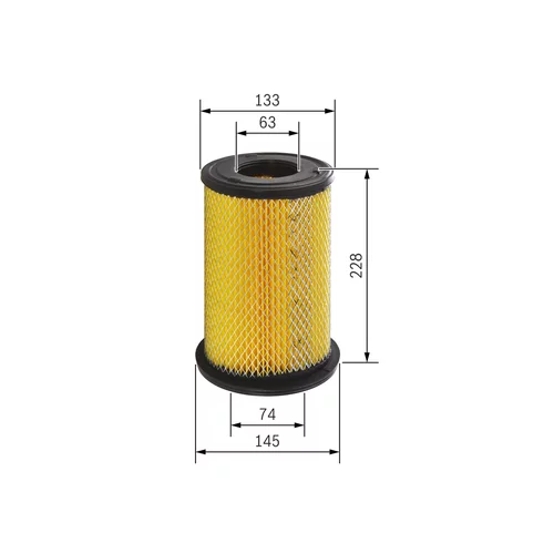 Vzduchový filter F 026 400 199 /BOSCH/ - obr. 4