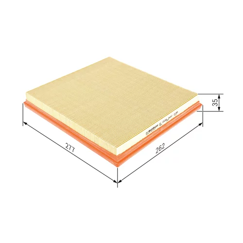 Vzduchový filter F 026 400 236 /BOSCH/ - obr. 4