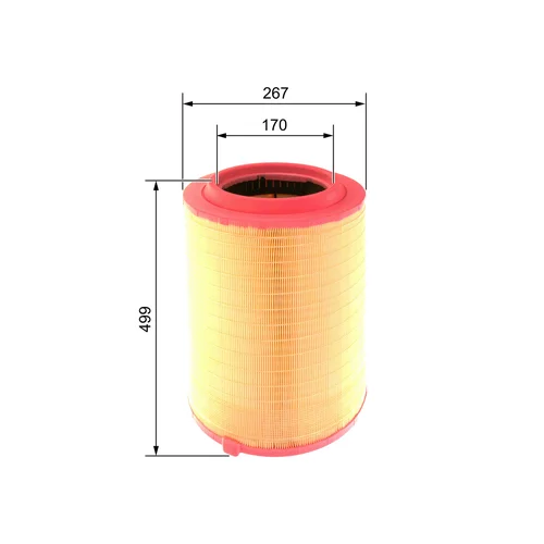 Vzduchový filter F 026 400 274 /BOSCH/ - obr. 4