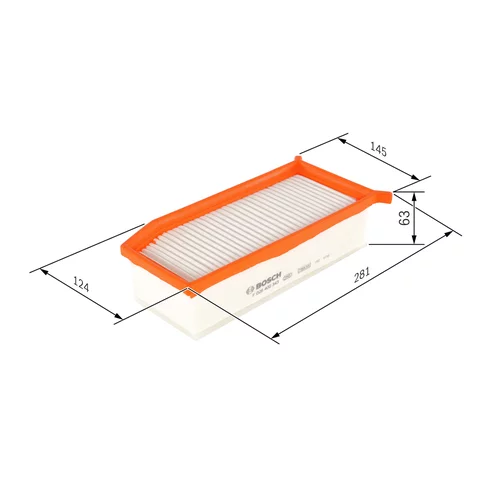 Vzduchový filter F 026 400 343 /BOSCH/ - obr. 4
