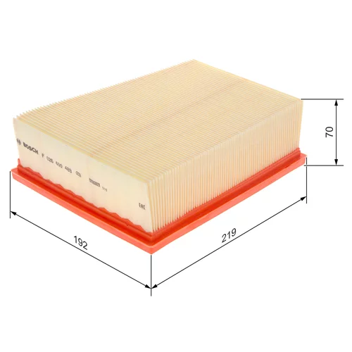 Vzduchový filter F 026 400 489 /BOSCH/ - obr. 4