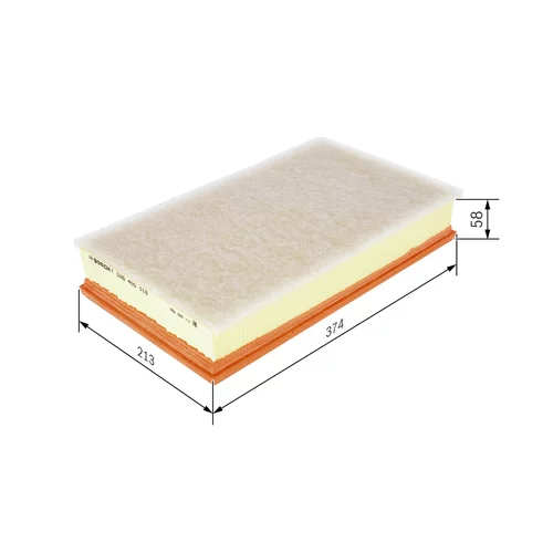 Vzduchový filter F 026 400 516 /BOSCH/ - obr. 4