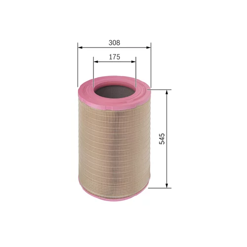 Vzduchový filter F 026 400 538 /BOSCH/ - obr. 4
