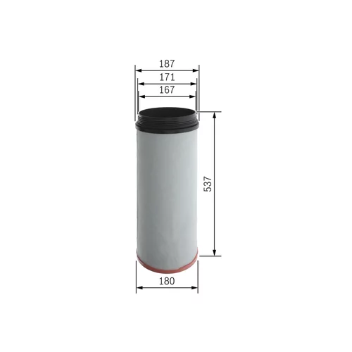 Filter sekundárneho vzduchu BOSCH F 026 400 701