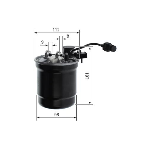Palivový filter F 026 402 280 /BOSCH/ - obr. 4