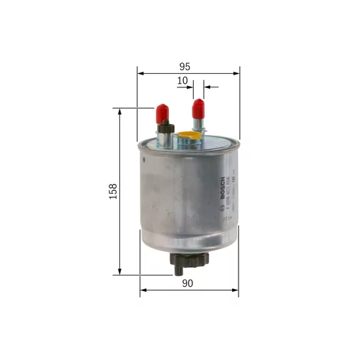 Palivový filter F 026 402 856 /BOSCH/ - obr. 4
