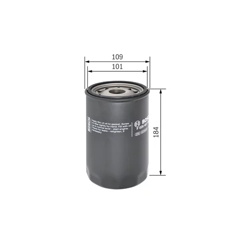 Olejový filter F 026 407 135 /BOSCH/ - obr. 4