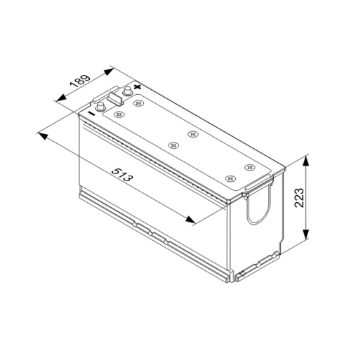 Štartovacia batéria 0 092 T40 760 /BOSCH/ - obr. 4