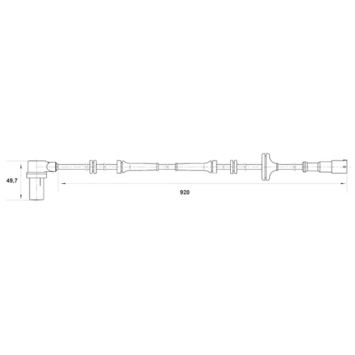 Snímač počtu otáčok kolesa 0 265 006 259 /BOSCH/ - obr. 4