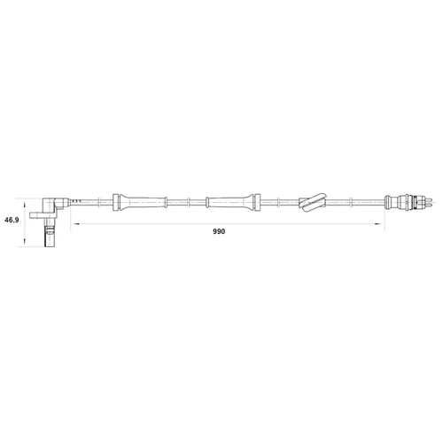 Snímač počtu otáčok kolesa 0 265 007 037 /BOSCH/ - obr. 4