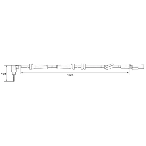 Snímač počtu otáčok kolesa 0 265 007 401 /BOSCH/ - obr. 4