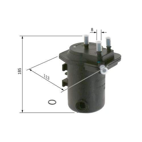 Palivový filter 0 450 907 008 /BOSCH/ - obr. 4